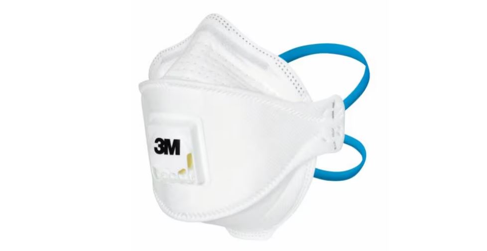 3M™ Aura™ Sağlık Solunum Maskesi, FFP2, Valfli, 1872V+