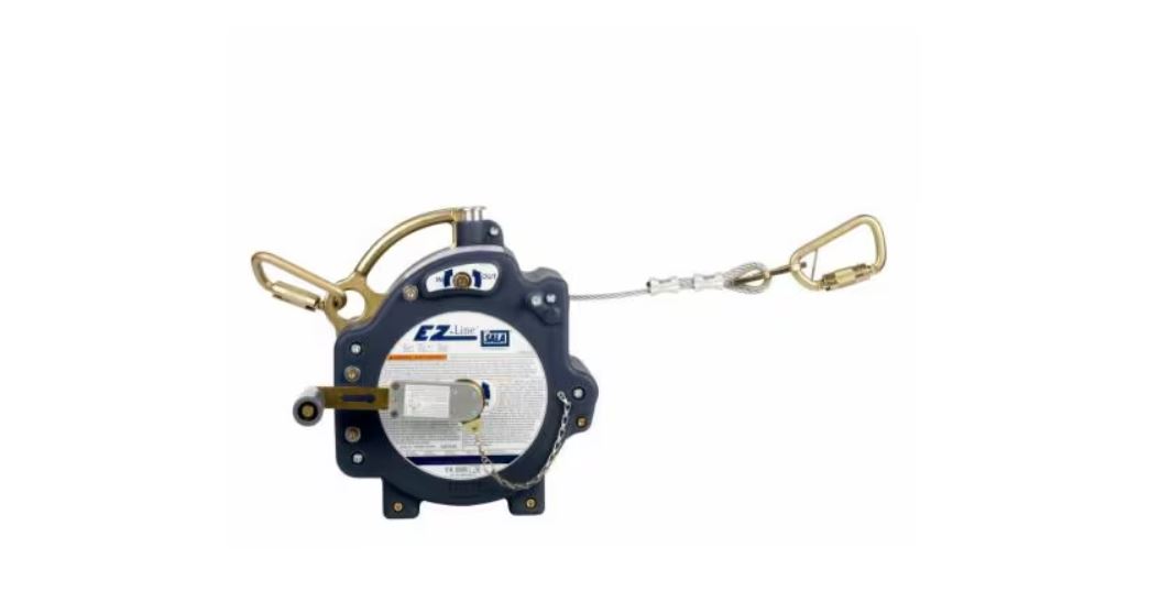 3M™ DBI-SALA® EZ-Line™ Geri Sarımlı Yatay Yaşam Hattı Tel Kablo Sistemi, 18,3 m, 7605061