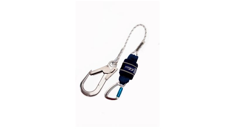 3M™ DBI-SALA® EZ-Stop™ Şok Emicili Lanyard, 1246560, Halatlı, Tek Ayaklı, 1,25 m