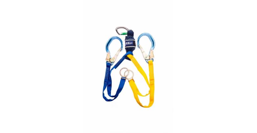 3M™ DBI-SALA® EZ-Stop™ Şok Emicili Lanyard, Geri bağlama, 1246545, Dokuma, Çift Ayaklı, 1,65 m
