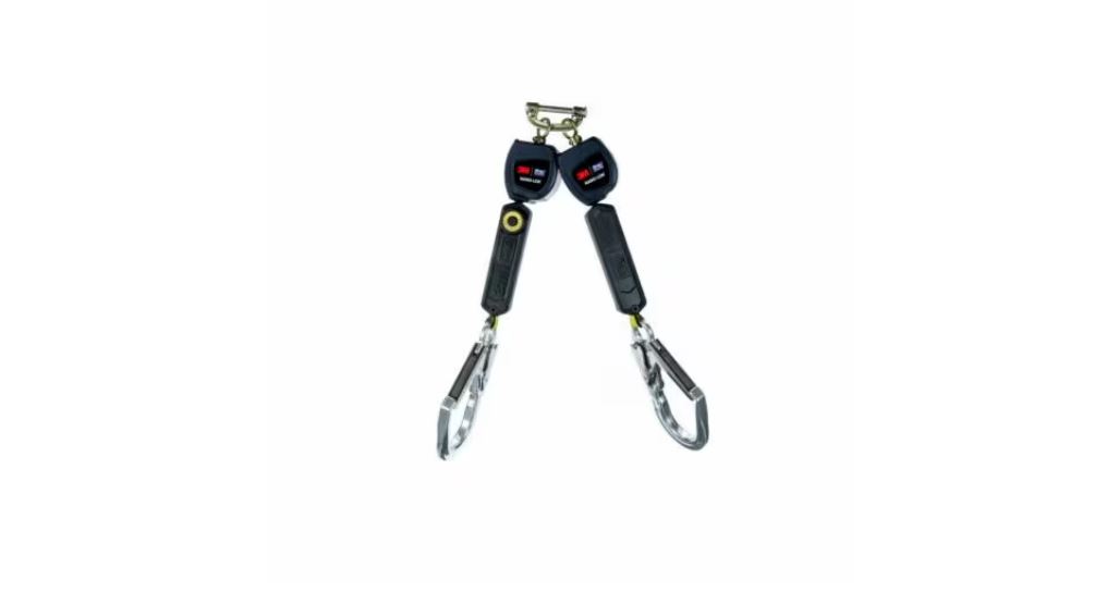 3M™ DBI-SALA® Nano-Lok™ Kişisel Geri Sarımlı Yaşam Hattı, çift kol, Dokuma, 1,8 m, 3101719