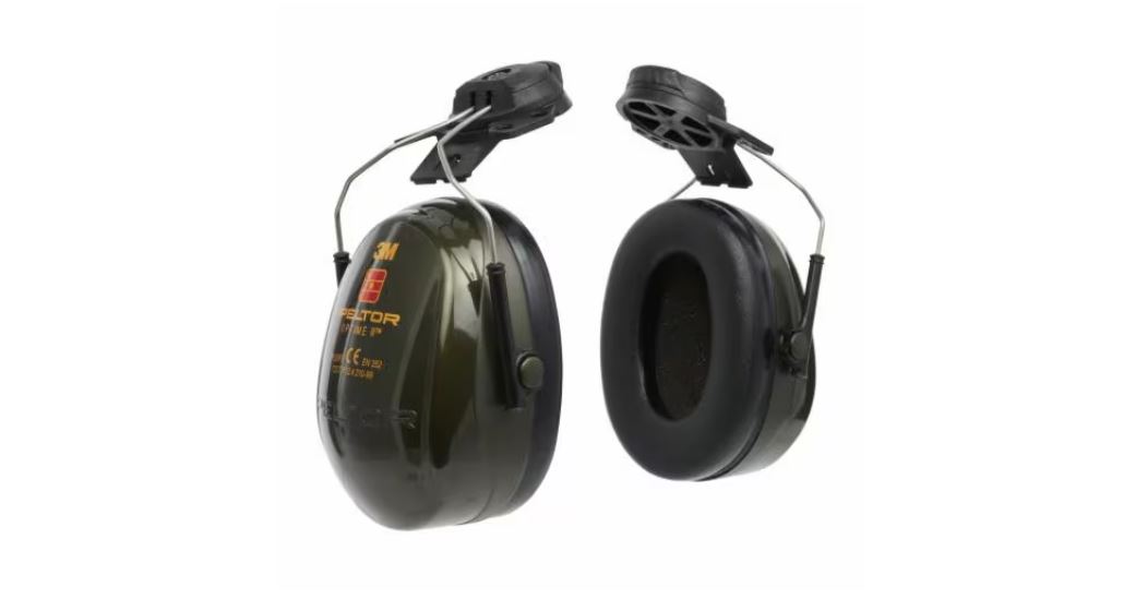 3M™ II Manşonlu Kulaklıklar, Yeşil, Barete Takılabilir, H520P3E-410-GQ