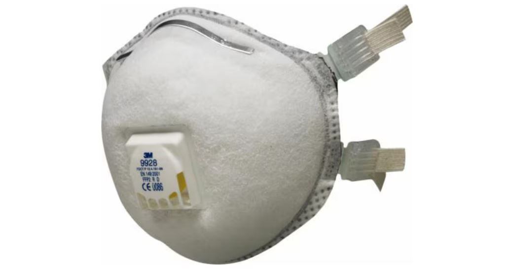 3M™ Kaynak Dumanı Solunum Maskesi, FFP2, Valfli, 9928