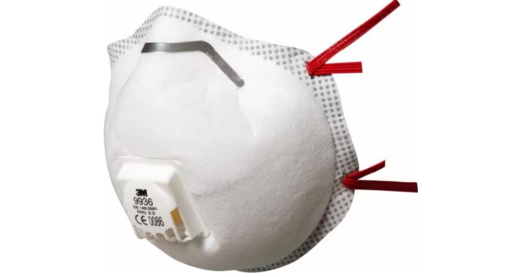 3M™ Özel Partikül Solunum Maskesi, FFP3, Valfli, 9936