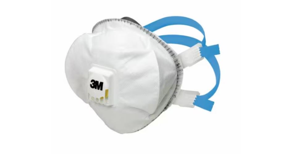 3M™ Partikül Solunum Maskesi, FFP2, Valfli, 8825+