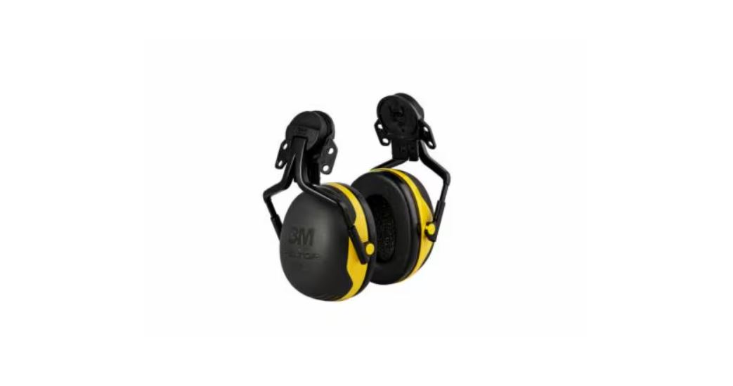 3M™ PELTOR™ Manşonlu Kulaklıklar, Sarı, Barete Takılabilir, X2P5E