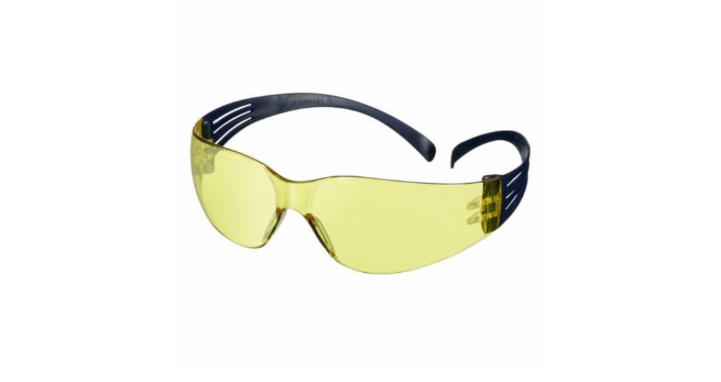 3M™ SecureFit™ Çizilmeye Dayanıklı / Buğu Önleyici, Kehribar lens, SF103AF-BLU-EU