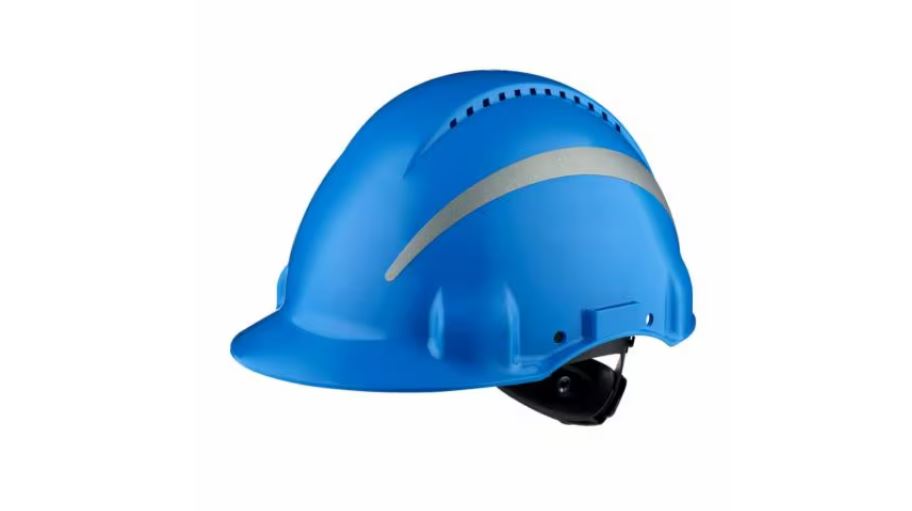 3M™ Sert Başlık, Uvicator, Mandallı, Havalandırmalı, Mavi, G3000NUV-R-BB