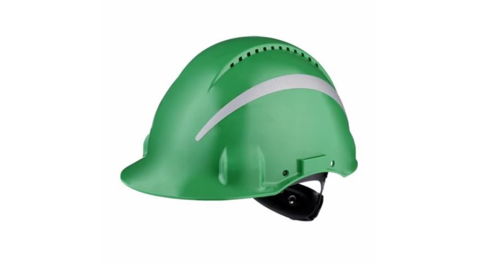 3M™ Sert Başlık, Uvicator, Mandallı, Havalandırmalı,Yeşil, G3000NUV-R-GP