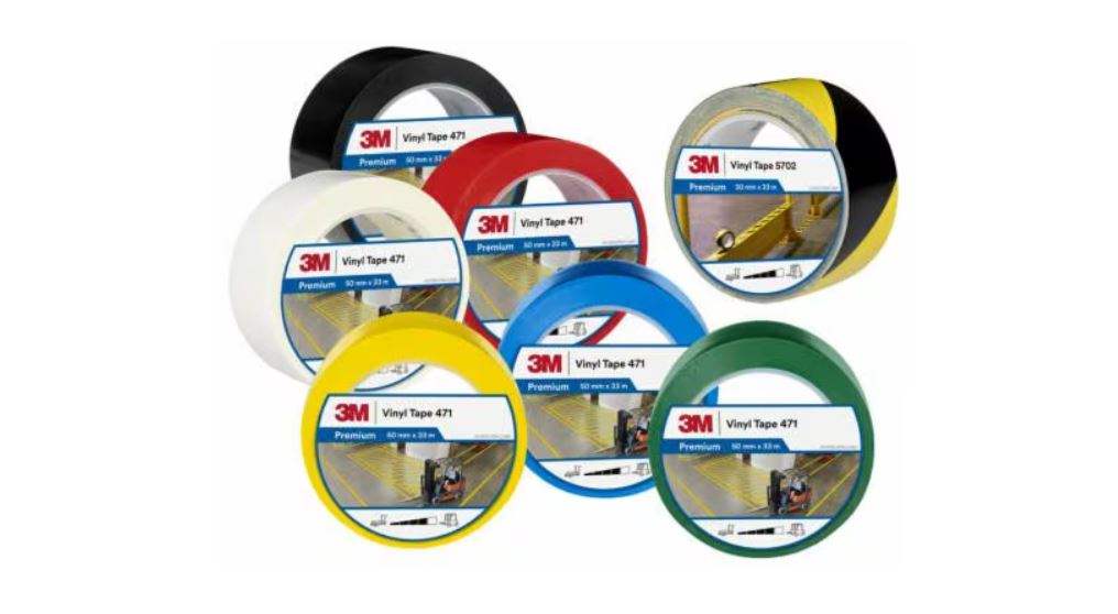 3M™ Uyarı ve İşaretleme Bandı 5702, Siyah/Sarı, 50 mm x 33 m