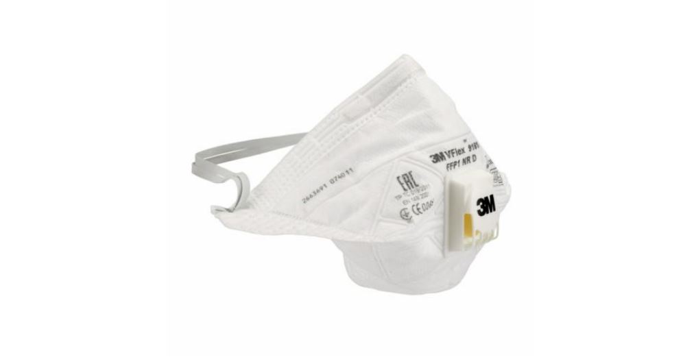 3M™ VFlex™ Partikül Solunum Maskesi, FFP1, Valfli, 9161E