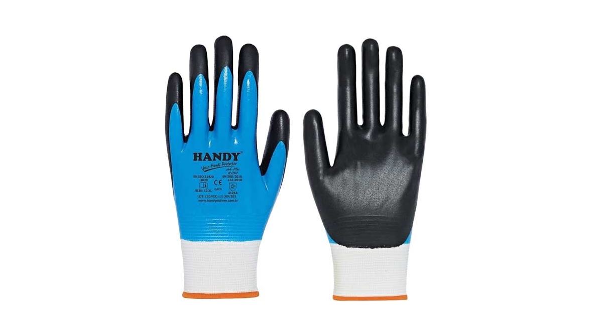Handy H1701 Çift Kaplı Nitril Eldiven