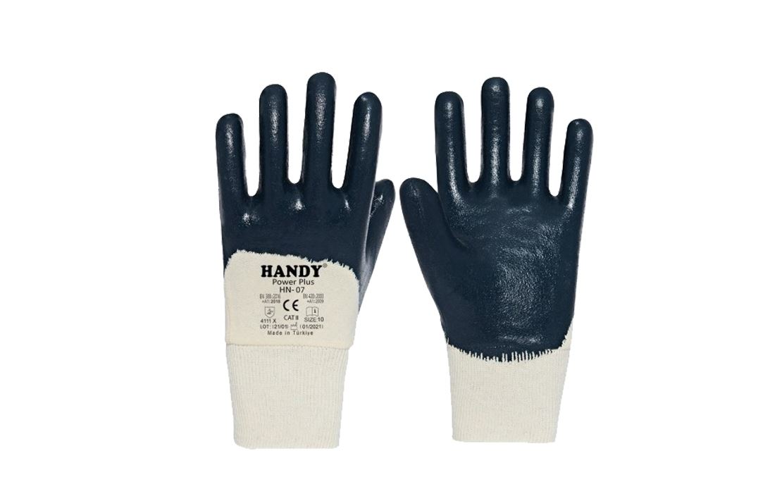 Hn-07 Handy Power Plus Nitril Eldiven